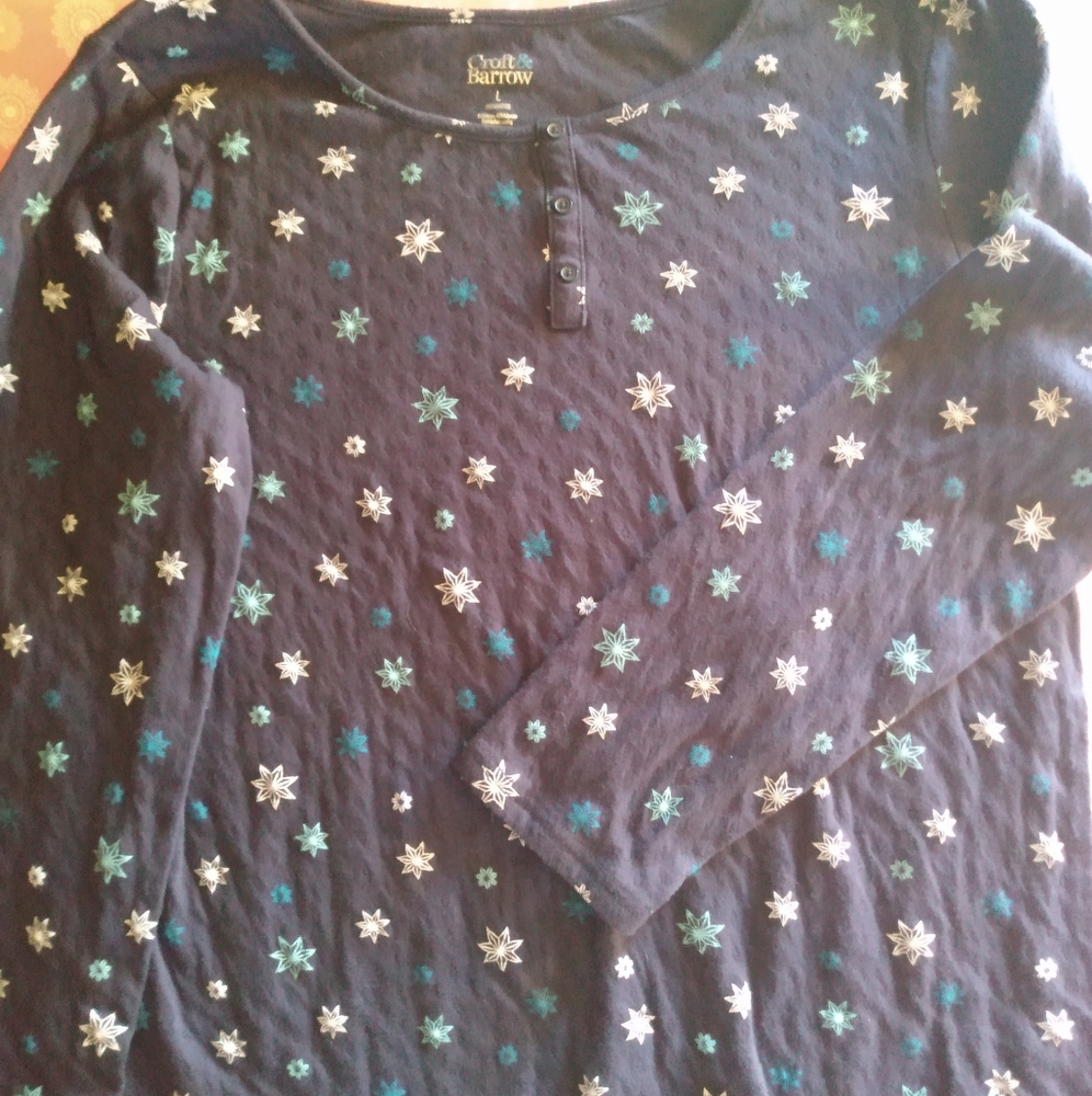 Women's Croft & Barrow PJ top